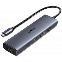 Ugreen USB-C 10Gbps 2-Port USB-A + RJ45 + 2-Port USB-C Hub